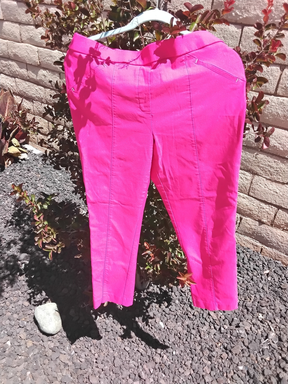 Jules & Leopold Hot Pink Cropped Pants